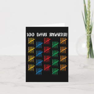 100 Tage Smartere Niedlich Student Boys Girls 100  Karte