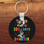 100 Tage Smarterer 100. Schulastronaut Schlüsselanhänger (Vorderseite)