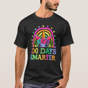 100 Tage Smarteres Shirt Mädchen Kinderschule Unic