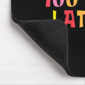 100 Tage später 100. Schullehrertag Kinder Mousepad (Ecke)