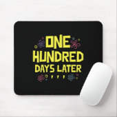 100 Tage später 100. Schultag 100 Mousepad (Mit Mouse)