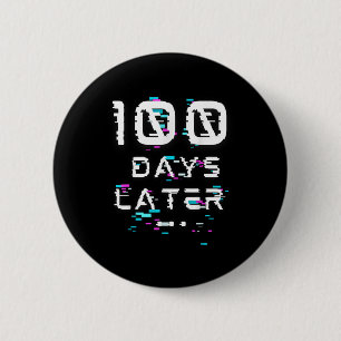 100 Tage später 100. Schultag Button