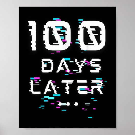100 Tage später 100. Schultag Poster (Vorne)