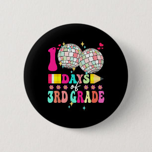 100 Tage Stift der dritten Klasse 100. Schultag R Button