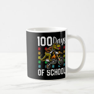 100 Tage T-Rex-Schulzeit Kinder Jungen 100. Kaffeetasse
