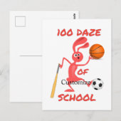 100-Tage-Tag der Schule Thunder_Cove Postkarte (Vorne/Hinten)