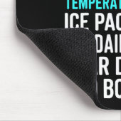 100 Tage Temperaturschulzeit 100 Tage Mousepad (Ecke)