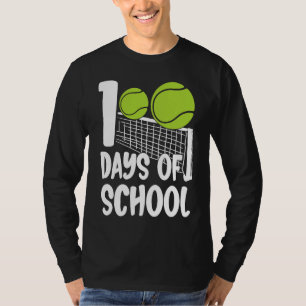 100 Tage Tennisball in der Schule 100 Tage für Jun T-Shirt