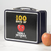100 Tage, um einen Unterschied Apfel Metall Brotdose (Beispiel)