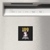 100 Tage, um einen Unterschied zu machen Einhornsc Magnet (In Situ (Geschirrspüler))