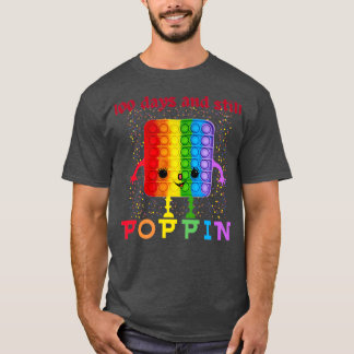 100 Tage und immer noch Poppin 100. Schultag 1 T-Shirt