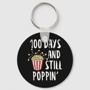 100 Tage und immer noch Poppin Popcorn Kinder 100 Schlüsselanhänger