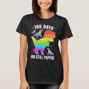100 Tage und immer noch Poppin Rex 100 Tage Schule T-Shirt