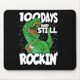 100 Tage und immer noch Rockin - 100 Tage Schulabe Mousepad
