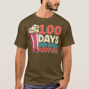100 Tage und noch Poppin Popcorn Lover Student T-Shirt