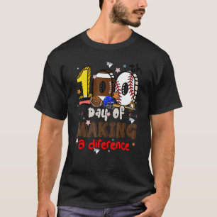 100 Tage Veränderung 100. Schultag T-Shirt