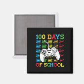 100 Tage Video Games Controller Gaming K Magnet (Vorderseite/Rückseite)