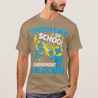 100 Tage Video-Spiel-Controller-Boys Mädchen T-Shirt