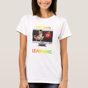 100 Tage Virtual Learning Student Quarantine T-Shirt