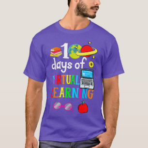 100 Tage Virtual Learning Zuhause online CL T-Shirt