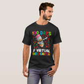 100 Tage virtueller Kindergartenlehrer oder Studen T-Shirt (Vorne ganz)