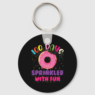 100 Tage voller Spaß Donuts Happy 100 Day Schlüsselanhänger