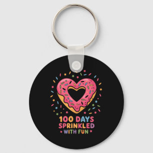 100 Tage voller Spaß Donuts Happy 100 Day Schlüsselanhänger