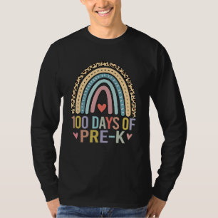 100 Tage vor dem Schulabschluss klüger mit Regenbo T-Shirt