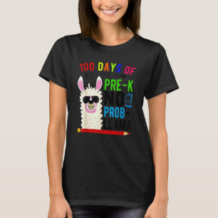 100 Tage Vorschule Kein Problem Lama Lehrer 100. T T-Shirt