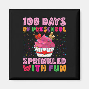 100 Tage Vorschulzeit mit Fun Cupcake G Magnet