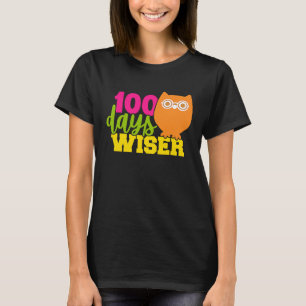 100 Tage weisere Eule Lehrer Schüler  100. Tag der T-Shirt