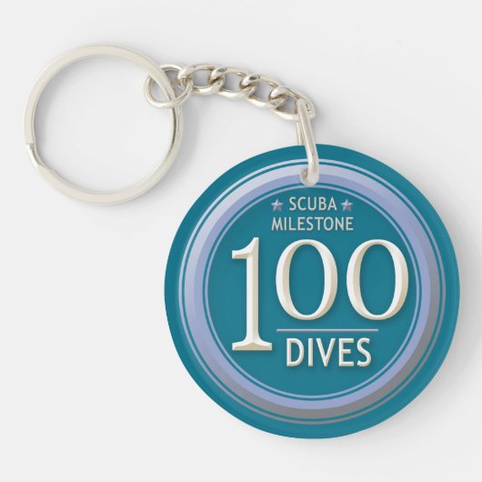 100 Tauchen Schlüsselanhänger (Vorderseite)