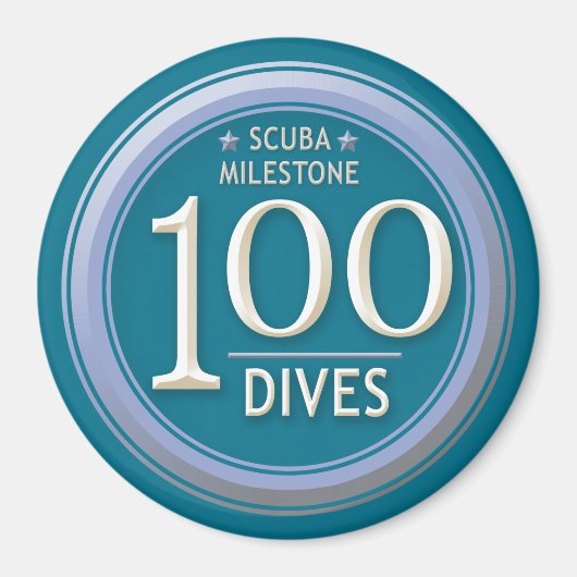 100 Tauchgänge Magnet (Vorne)