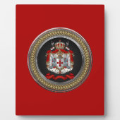 [100] Tempelwappen der Ritter Fotoplatte (Vorderseite)