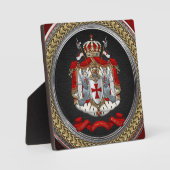 [100] Tempelwappen der Ritter Fotoplatte (Vorderseite)