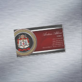 [100] Tempelwappen der Ritter Magnetische Visitenkarte (Beispiel)