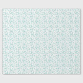 100. Tesl/Weißes Zufallszahlenmuster Klein Geschenkpapier (Flach)