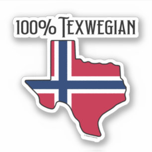 100% texanische Vinyl-Aufkleber mit Zollschnitt Aufkleber