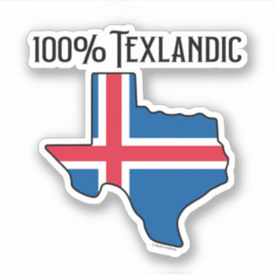 100% Texländischer Vinyl-Aufkleber nach Maß Aufkleber