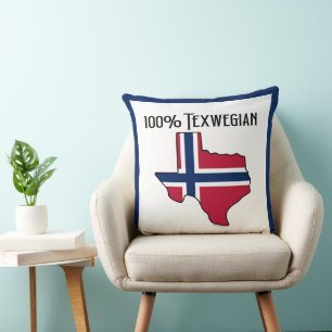 100% Texwegian-Wurfkissen Kissen