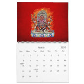 [100] Tibetischer Thangka - Wrathful Deity Hayagri Kalender (Mär 2026)