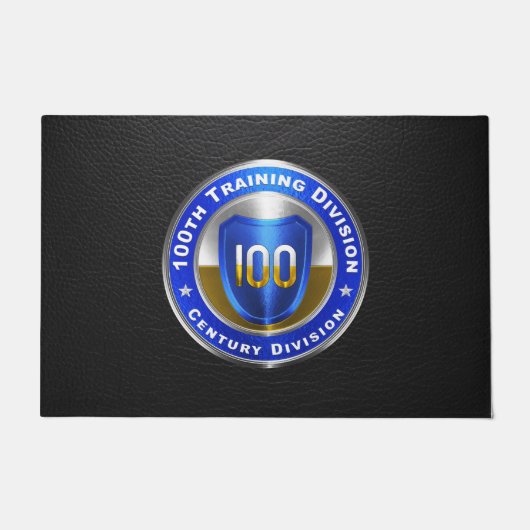 100. Trainingsdivision Fußmatte (Vorderseite)