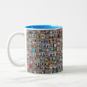 100 Türen der Dublin-Tasse Zweifarbige Tasse