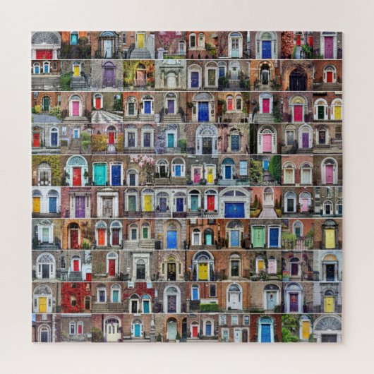 100 Türen von Dublin Jigsaw Puzzle (Vertikal)