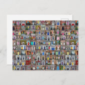 100 Türen von Dublin Postkarte (Vorne/Hinten)