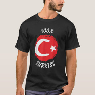 100 türkisches Shirt stolz türkisches Shirt Flag T