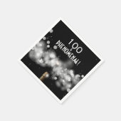 100 und Phenomenal Champagne Party Napkins Serviette (Ecke)