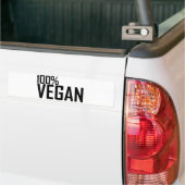 100% vegan autoaufkleber (Auf Lkw)