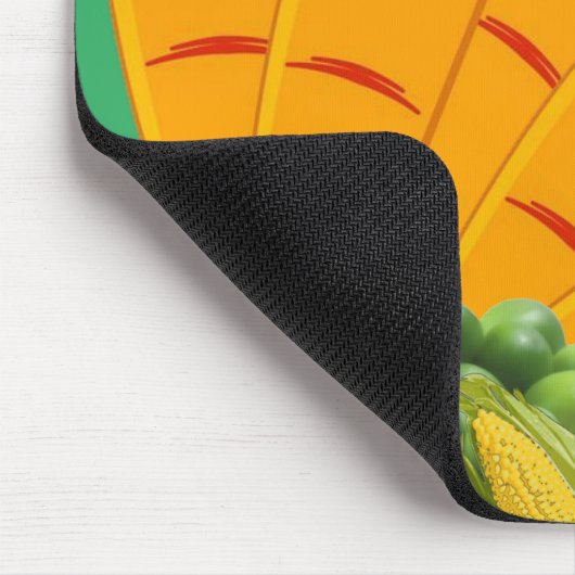 100% Vegan Karotten Erbsen Mouse Pad! Maus Pad Mousepad (Ecke)