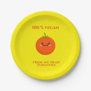 100 % Vegan Pappteller